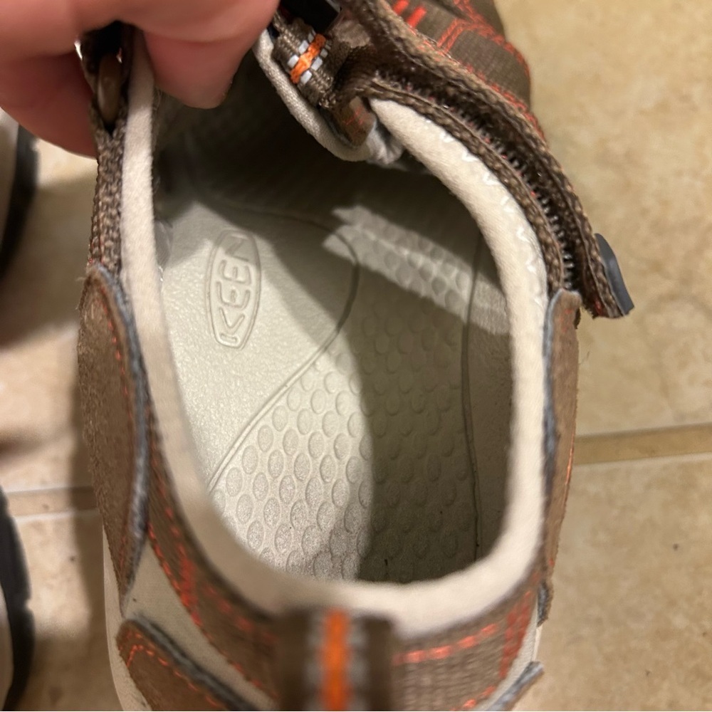 Keen Kids Outdoor Adventure Sandals - Brown and Orange - Picture 5 of 7